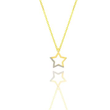 Söğütlü Silver SGTL11324GOLD Gümüş Kolye