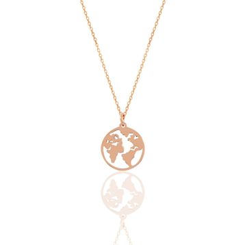 Söğütlü Silver SGTL11329ROSE Gümüş Kolye