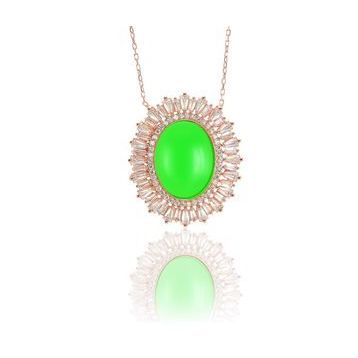Söğütlü Silver SGTL11619BAGET Gümüş Rodyumlu Baget Kesim Zirkon Taşlı Kolye