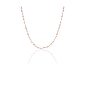 Söğütlü Silver SGTL11630 Gümüş 55 Cm Rose Mekik Pullu Kolye