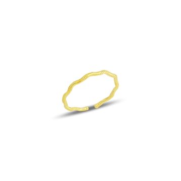 Söğütlü Silver SGTL11684GOLD Gümüş Yüzük