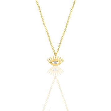 Söğütlü Silver SGTL12117GOLD Gümüş Kolye