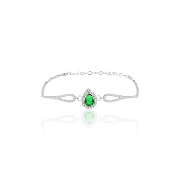 Söğütlü Silver SGTL12219YESIL Gümüş Bileklik