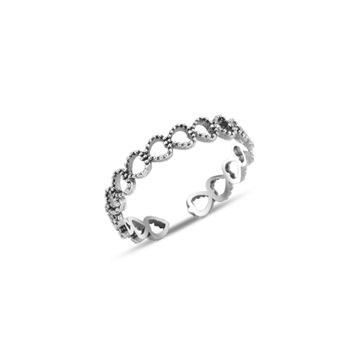 Söğütlü Silver SGTL12240SIYAH Gümüş Yüzük