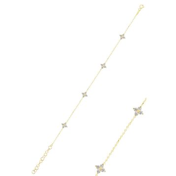 Söğütlü Silver SGTL12279GOLD Gümüş Bileklik
