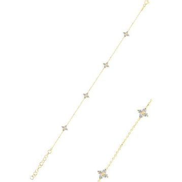 Söğütlü Silver SGTL12279GOLD Gümüş Bileklik