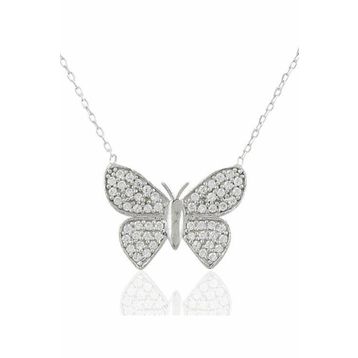 Söğütlü Silver SGTL1373 Kelebek Kolye