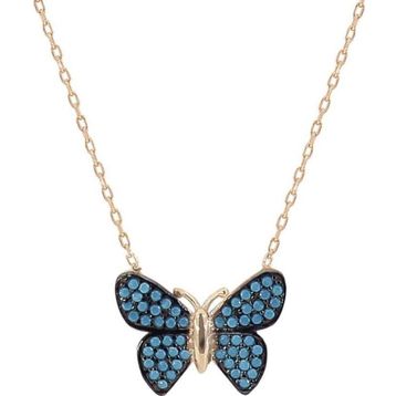 Söğütlü Silver SGTL1373 Kelebek Kolye