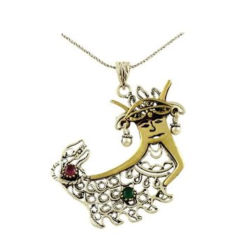 Söğütlü Silver SGTL2272 Şahmeran Gümüş Kolye