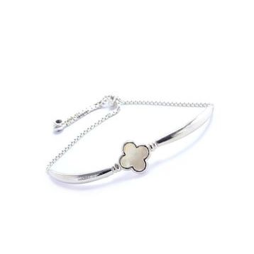 Söğütlü Silver SGTL2854 Elmas Montürlü Asansörlü Bileklik