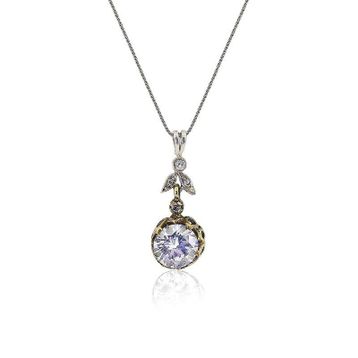 Söğütlü Silver SGTL3075 Zirkon Taşlı Otantik Kolye