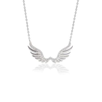 Söğütlü Silver SGTL3370 Melek Kanadı Kadın Kolye