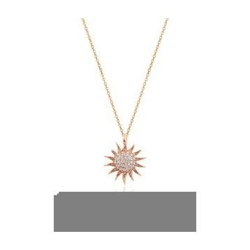 Söğütlü Silver SGTL3456 Güneş Rose Kolye