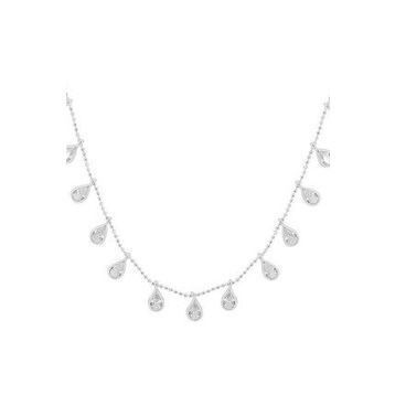 Söğütlü Silver SGTL4017 Damlalı Zirkon Taşlı Kadın Gümüş Kolye