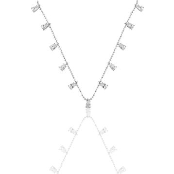 Söğütlü Silver SGTL4017 Damlalı Zirkon Taşlı Kadın Gümüş Kolye