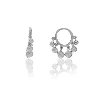 Söğütlü Silver SGTL6163 Top Shakira Kadın Küpe