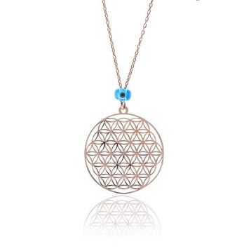 Söğütlü Silver SGTL7959 Yaşam Çiçeği Kolye