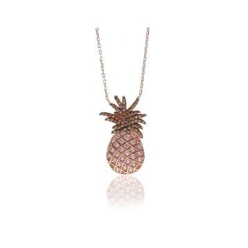 Söğütlü Silver SGTL7963 Ananas Kolye