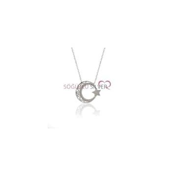Söğütlü Silver SGTL7984 Ayyıldız Kolye