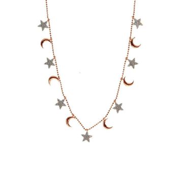 Söğütlü Silver SGTL7984 Ayyıldız Kolye