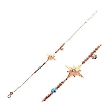 Söğütlü Silver SGTL8131 Dorica Rose Toplu Kutup Yıldızı Kadın Bileklik