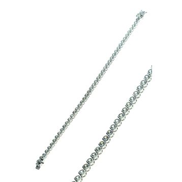 Söğütlü Silver SGTL8363 Zirkon Taşlı Sıvama Modeli Su Yolu Kadın Bileklik