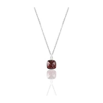 Söğütlü Silver SGTL9583KOLYE Kedi Gözü Taşlı Kadın Gümüş Kolye