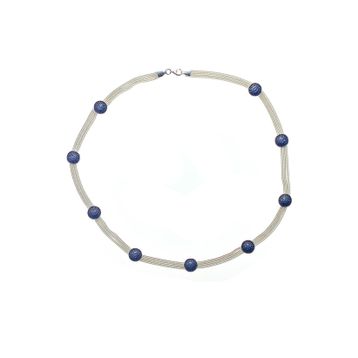 Söğütlü Silver SGTL9819KOLYE Mineli Hasır Modeli Gümüş Kolye