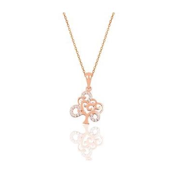 Söğütlü Silver SGTL9819KOLYE Mineli Hasır Modeli Gümüş Kolye