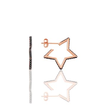 Söğütlü Silver SGTL9827 Star Gümüş Küpe