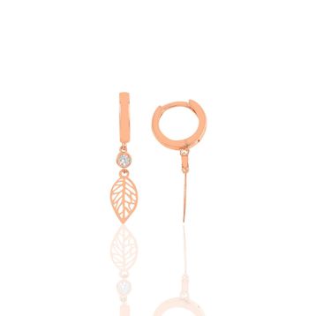 Söğütlü Silver SGTL9851ROSE Rose Martı Gümüş Küpe