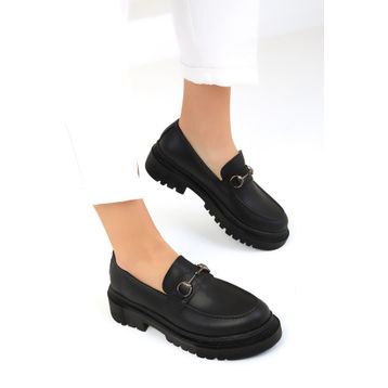 Soho 17542 Siyah Kadın Loafer Ayakkabı