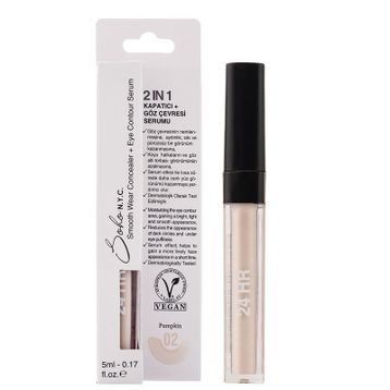 Soho N.Y.C Göz Altı Morluk ve Torba İçin 5 ml No:2 Pumpkin Serum + Kapatıcı