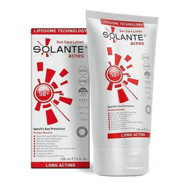Solante Acnes SPF50+ 2x150 ml Güneş Koruyucu Losyon