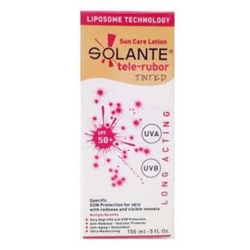 Solante Telerubor Tinted SPF 50+ 150 ml Güneş Koruyucu Losyon