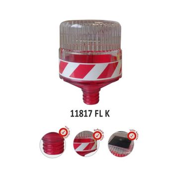 Solar 11817 FL K Ledli Flaşör Lamba