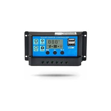 Solar Güneş Paneli 10 Amper 12V 24V Akü Şarj Kontrol Cihazı