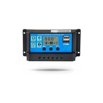 Solar Güneş Paneli 10 Amper 12V 24V Akü Şarj Kontrol Cihazı