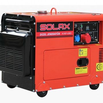Solax 8.5gf-Lde3 Marşlı Kabinli Trifaze Dizel Jeneratör
