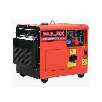 Solax 8.5gf-Lde3 Marşlı Kabinli Trifaze Dizel Jeneratör