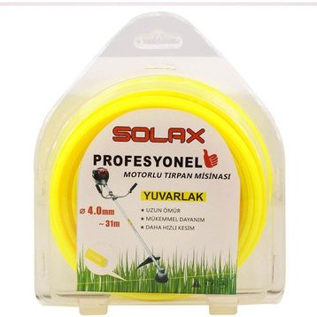 Solax Motorlu Tırpan Yuvarlak 4 mm x 31 m Misina