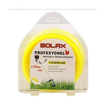 Solax Motorlu Tırpan Yuvarlak 4 mm x 31 m Misina