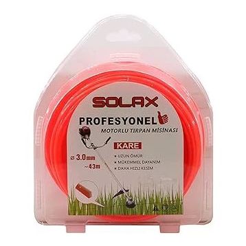 Solax Tırpan Kare Dört köşe 3 mm x 43 m Misina