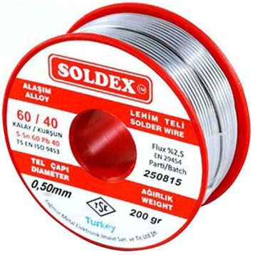 Soldex 0.5 mm 200 gr Lehim Teli