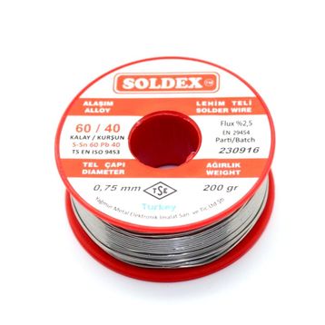 Soldex 0.75 mm 100 gr Lehim Teli