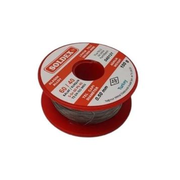 Soldex 100 gr 0.50 mm 60/40 Lehim Teli