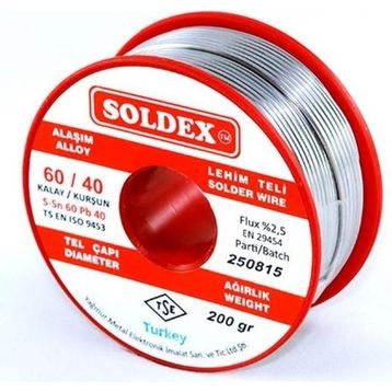 Soldex 1,60 mm 200 gr Lehim Teli