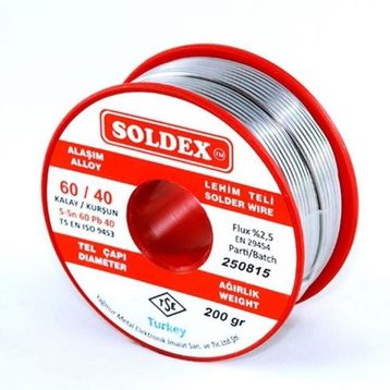Soldex 1,60 mm 200 gr Lehim Teli