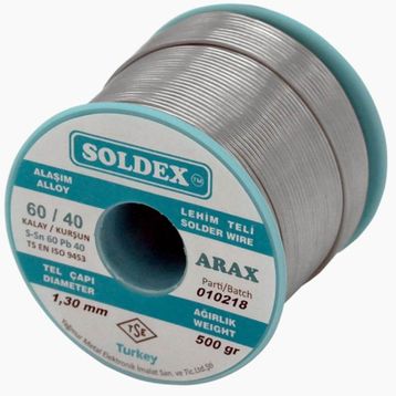Soldex 500 gr 1,3 mm Araxlı Lehim