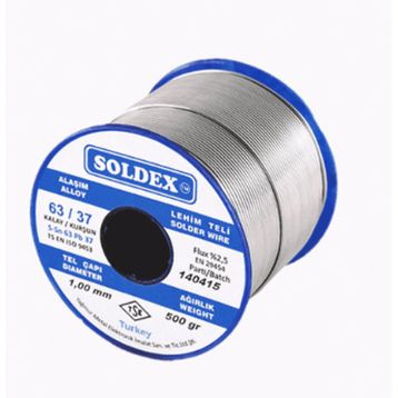Soldex 63-37 500 gr 0.75 mm Lehim Teli